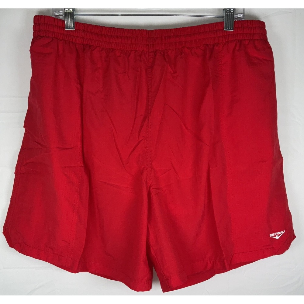 NWT‎ TYR Life Guard Classic Deck Shorts Swim Trunks Red The Finals Size 18 XXL